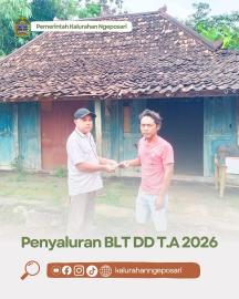 Penyaluran BLT Dana Desa di Kalurahan Ngeposari Dilakukan Secara Door to Door